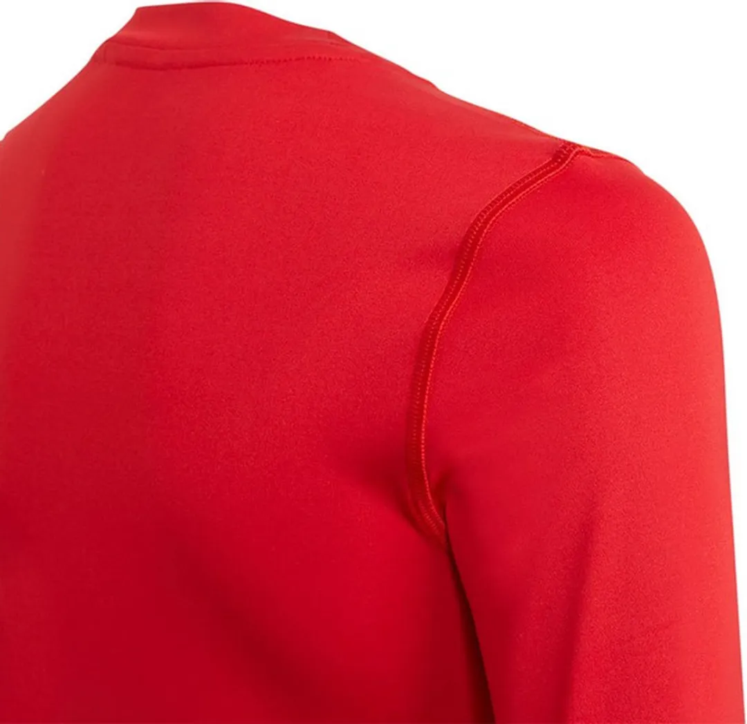 Adidas Techfit Longsleeve Compressie Shirt 128 - Rood