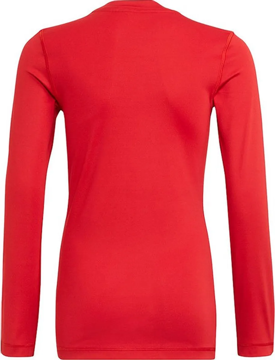 Adidas Techfit Longsleeve Compressie Shirt 128 - Rood