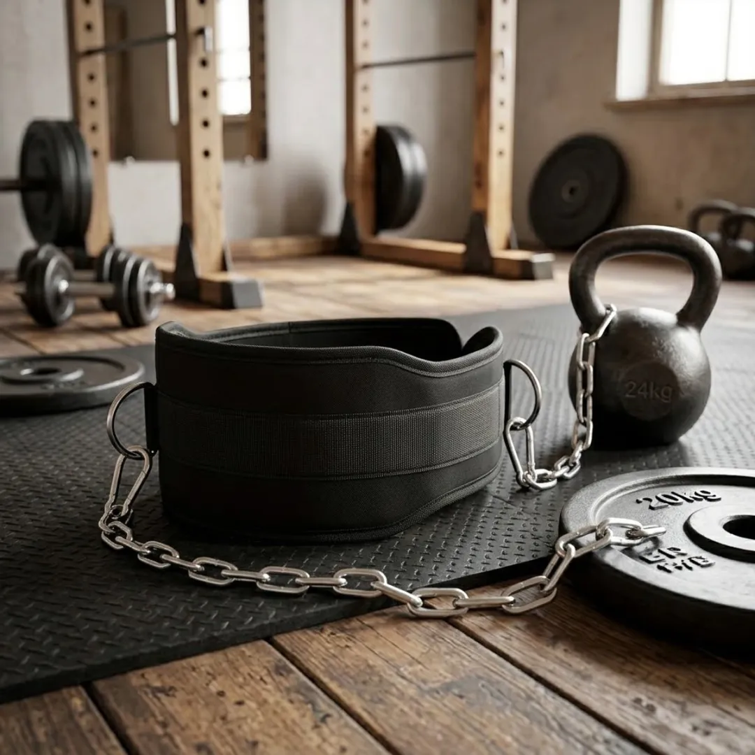 NUVEX Dip Belt Zwart - Krachttraining Gewichten