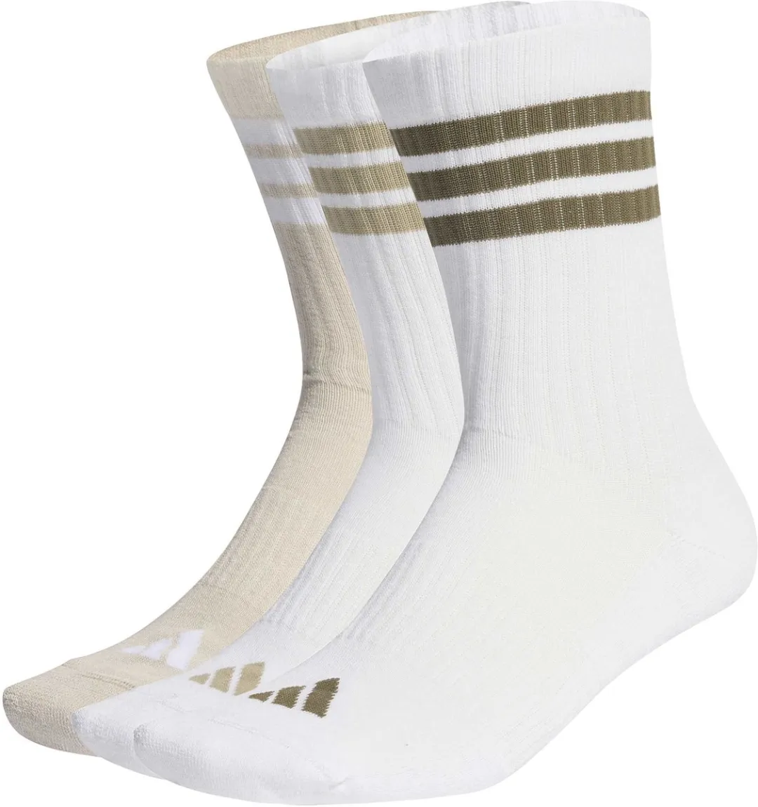 Adidas 3s Ess C Crw 3P Trainingsokken Wit - 3 Stuks