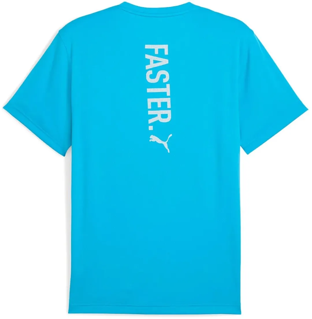 PUMA Graphics Running Faster T-shirt - Blauw 2XL