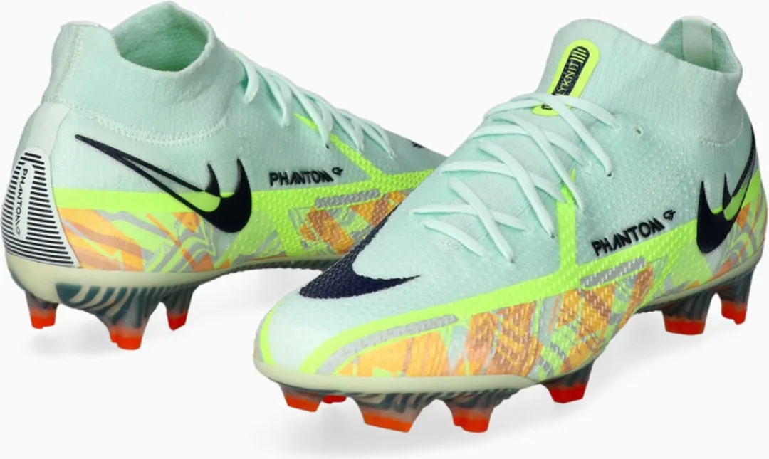 Nike Phantom GT2 Elite FG Voetbalschoenen 45.5 - Groen/Blauw - afbeelding 6 van 6