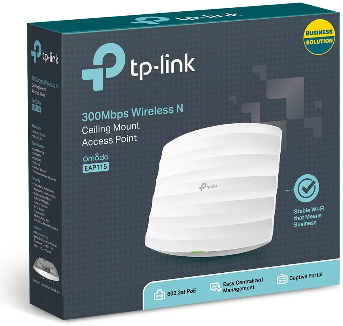 TP-Link Omada EAP115 Access Point - 300 Mbit/s - Wit
