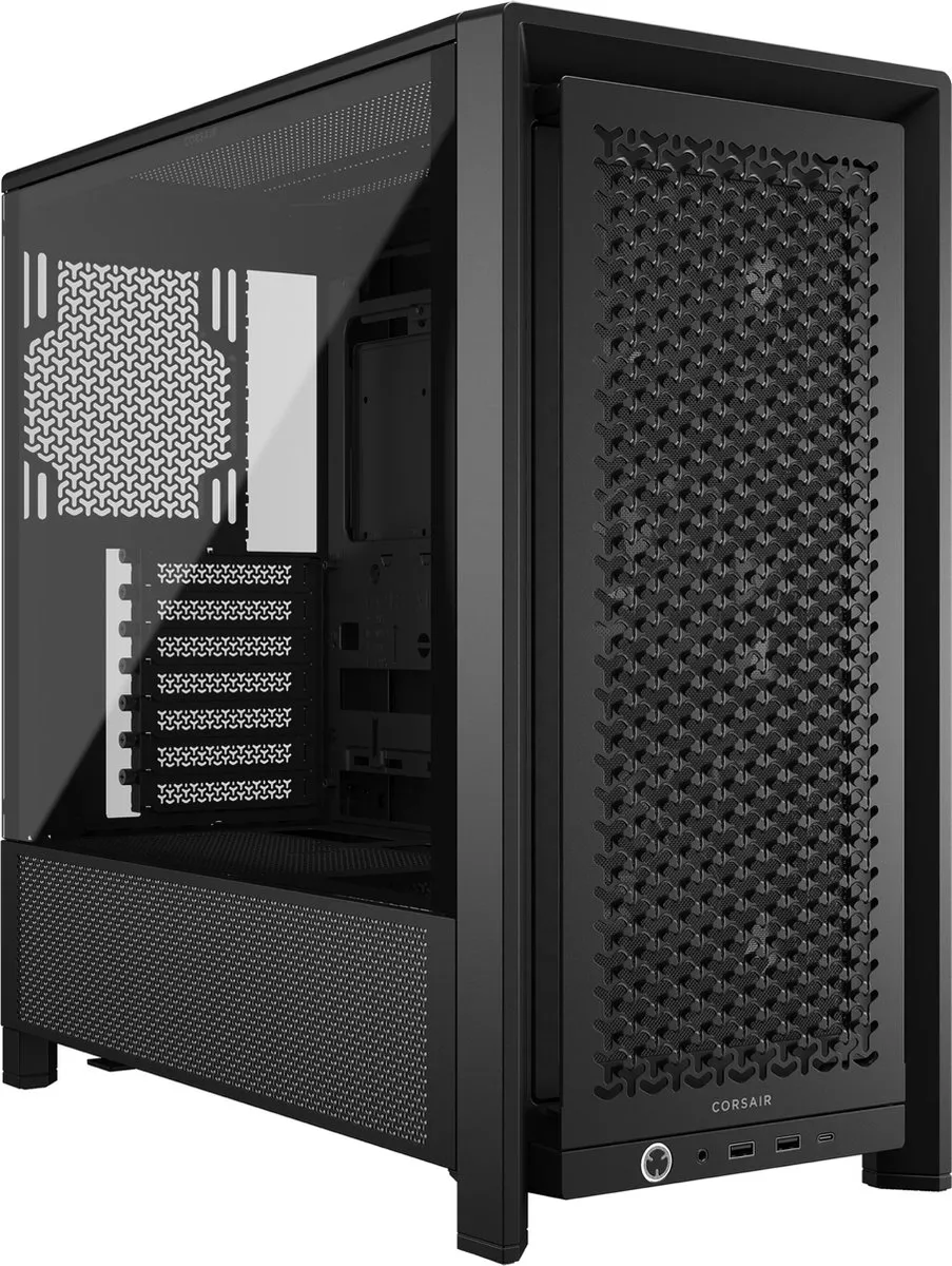 Corsair FRAME 4000D RS Midtowermodel ATX - 3x 120mm Ventilatoren - Zwart
