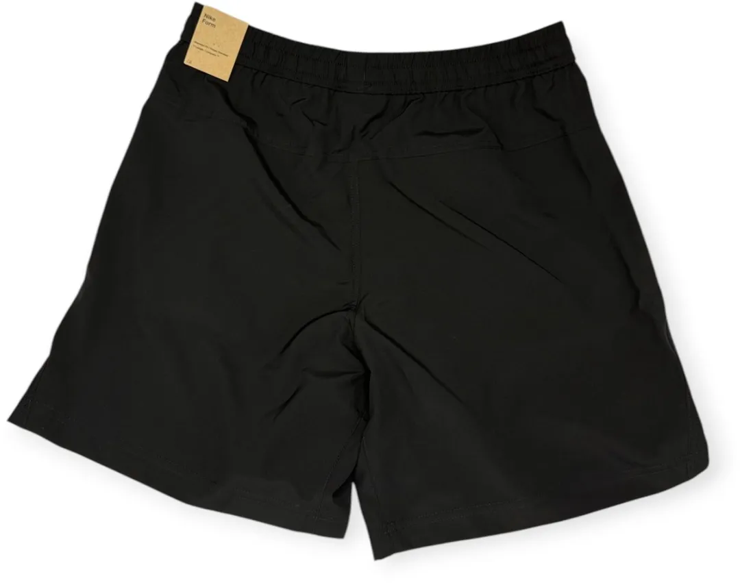 Nike Form Swoosh Heren Short Dri-FIT - S Zwart
