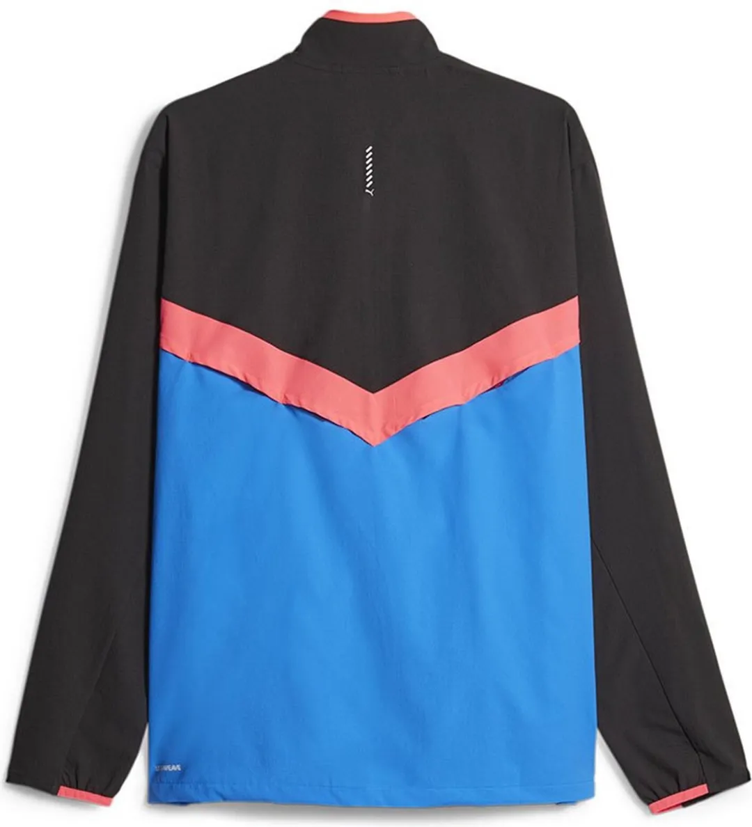 PUMA Run Ultraweave Sweatshirt - Halve rits - Blauw/Zwart