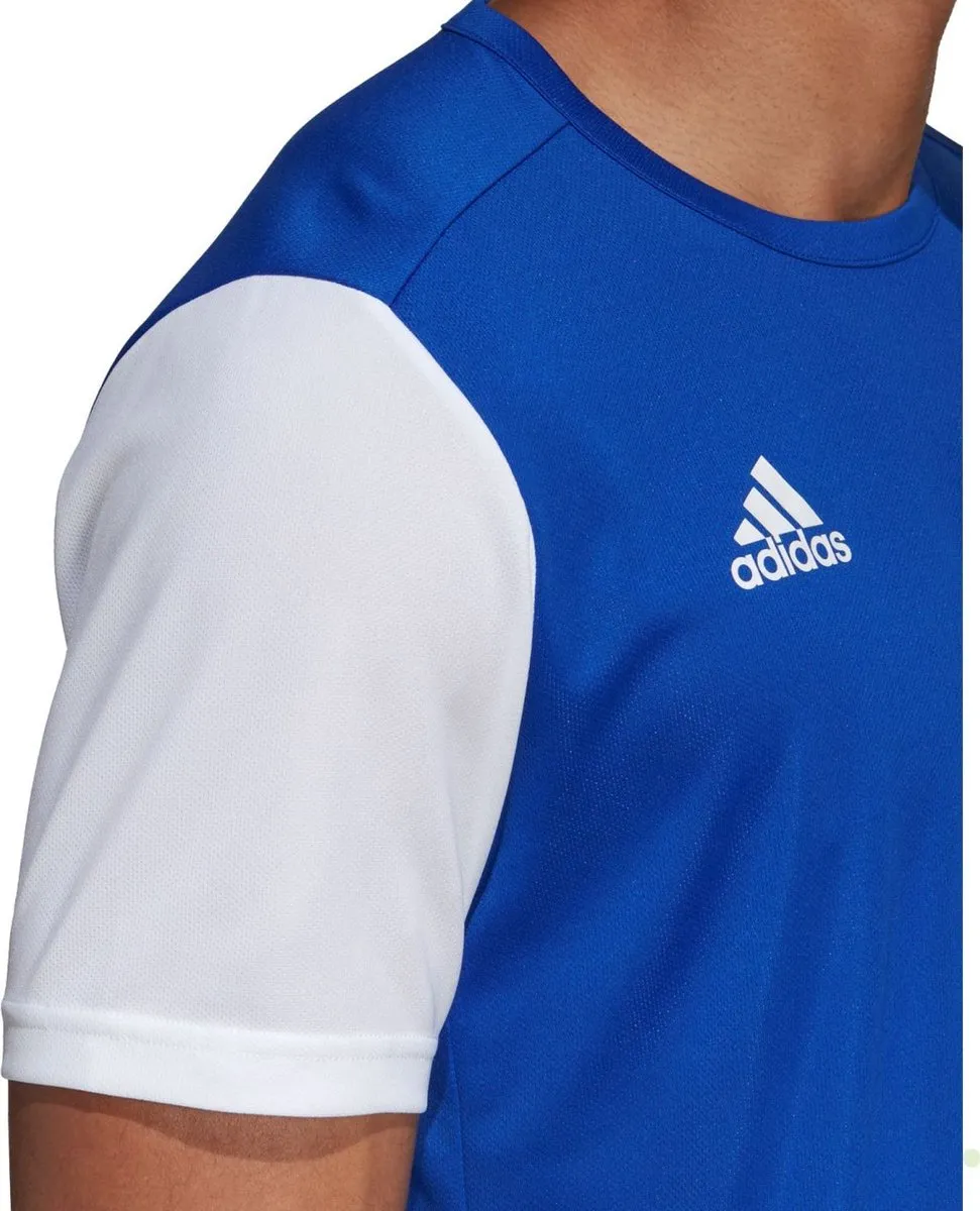 adidas Estro 19 Sportshirt L - Blauw/Wit - afbeelding 6 van 6