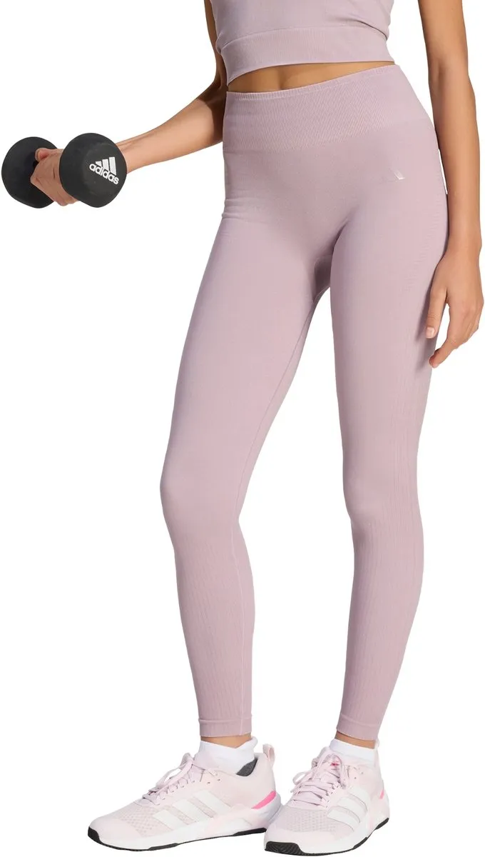 Adidas Performance Workout Essentials Knit Lange Legging KE5844 - Paars