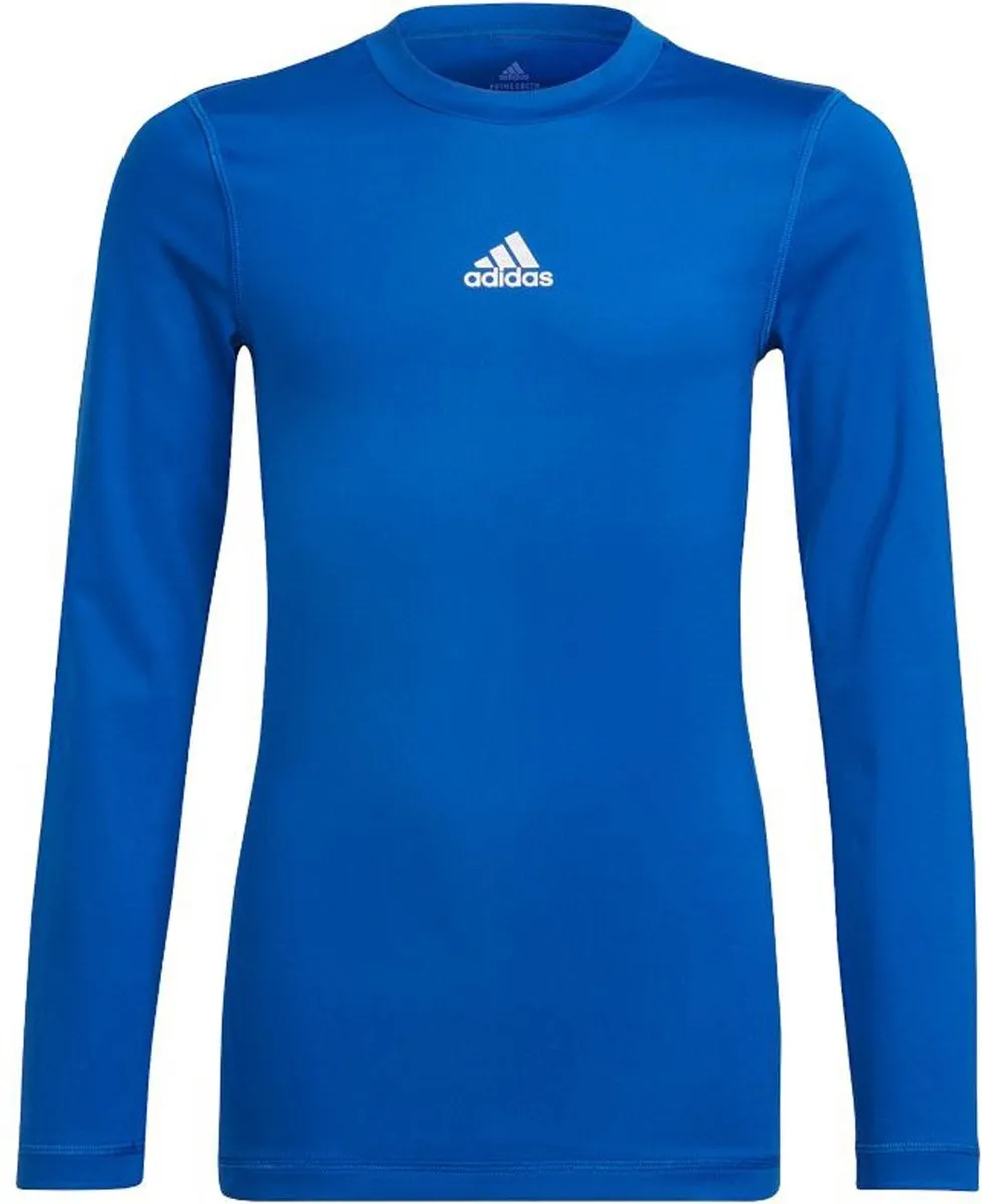 Adidas Techfit Longsleeve Sportshirt H23155 - Maat 128 - Blauw