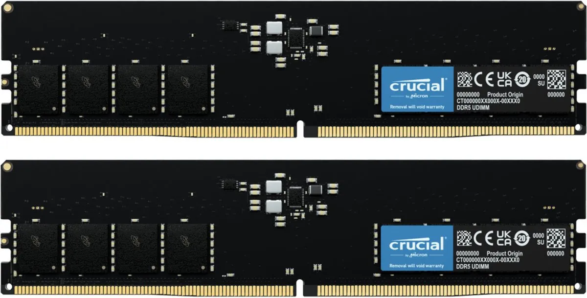 Crucial CT2K32G56C46U5 DDR5 Geheugen 64GB (2x32GB)