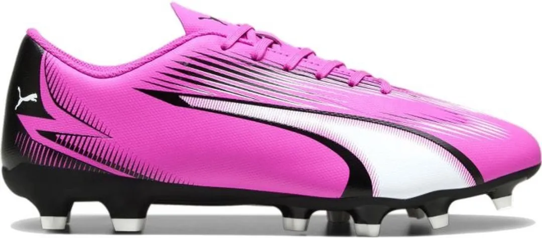 PUMA ULTRA PLAY FG/AG Heren Sportschoenen - Poison Pink/Wit/Zwart - 44.5