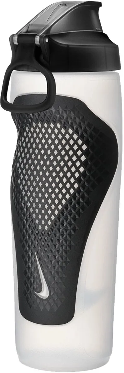 Nike Refuel Bottle Locking Lid 710ml - Wit/Zwart