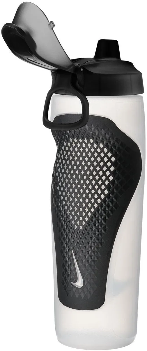Nike Refuel Bottle Locking Lid 710ml - Wit/Zwart