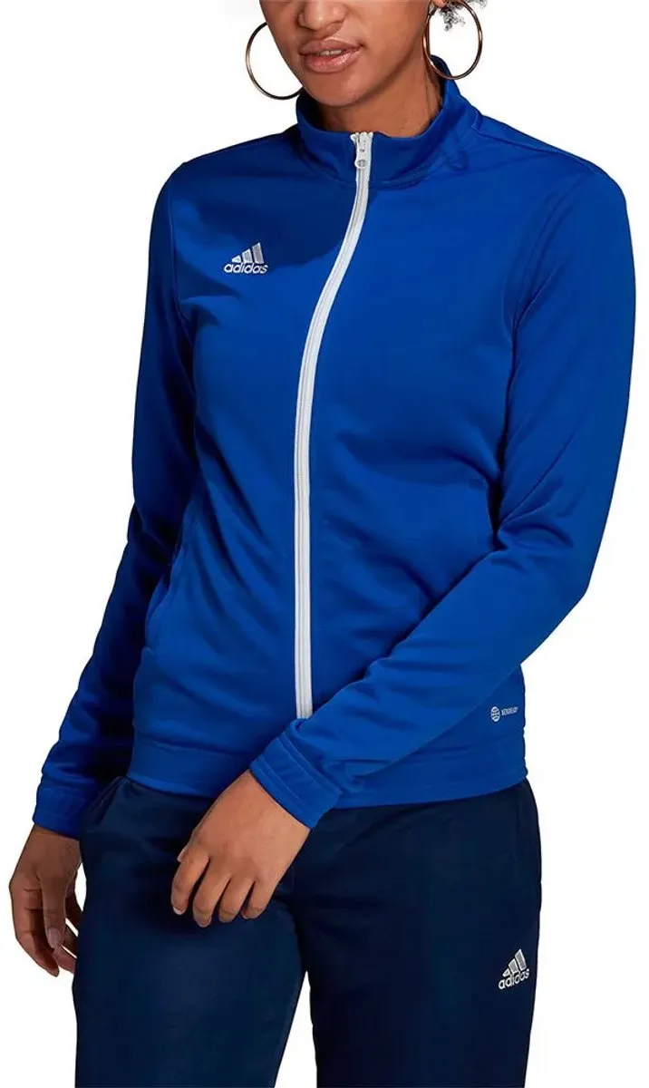 Adidas Entrada 22 TK Jacket Dames - Sportvest - Blauw