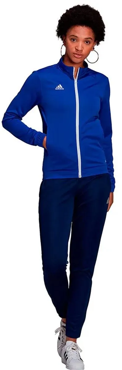 Adidas Entrada 22 TK Jacket Dames - Sportvest - Blauw