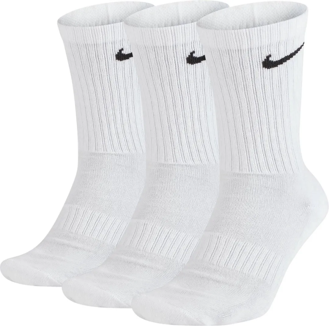 Nike Everyday Lightweight Crew Sokken 38-42 - 3 Stuks - Zwart