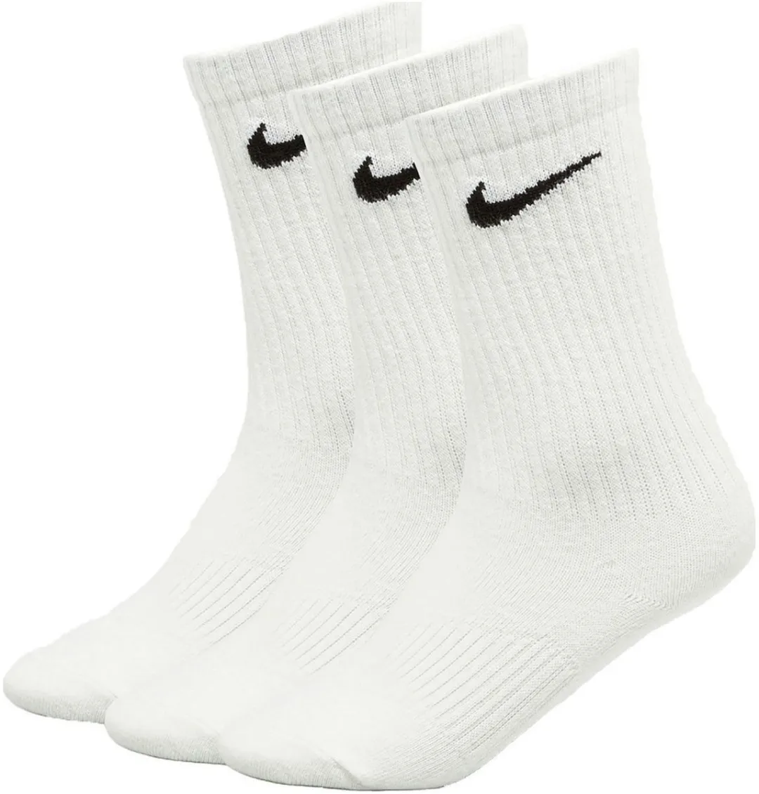 Nike Everyday Lightweight Crew Sokken 38-42 - 3 Stuks - Zwart