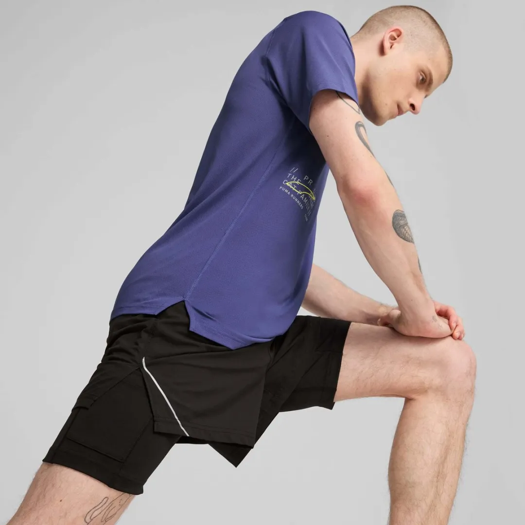 PUMA Run Ultraweave 2-in-1 Trainingsbroek S - Zwart