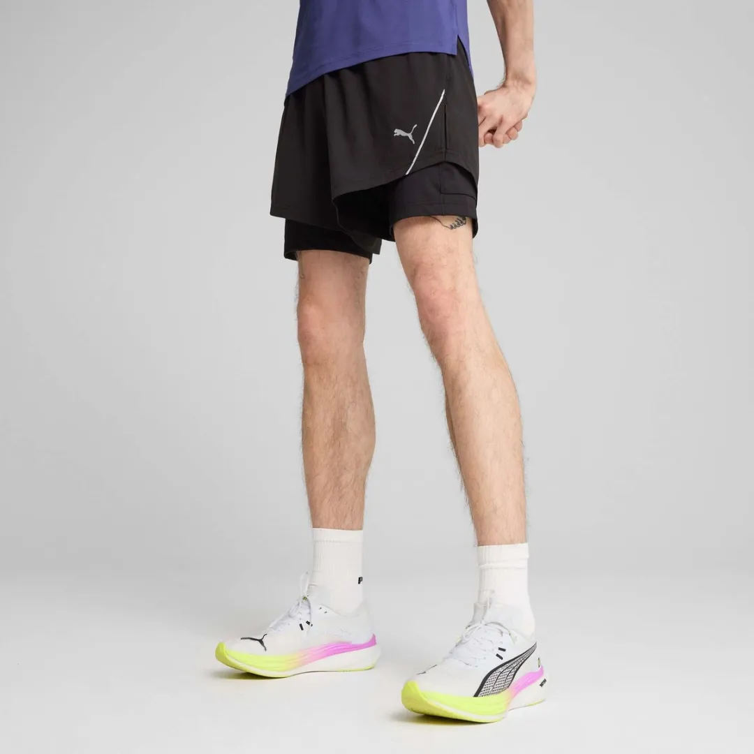 PUMA Run Ultraweave 2-in-1 Trainingsbroek S - Zwart