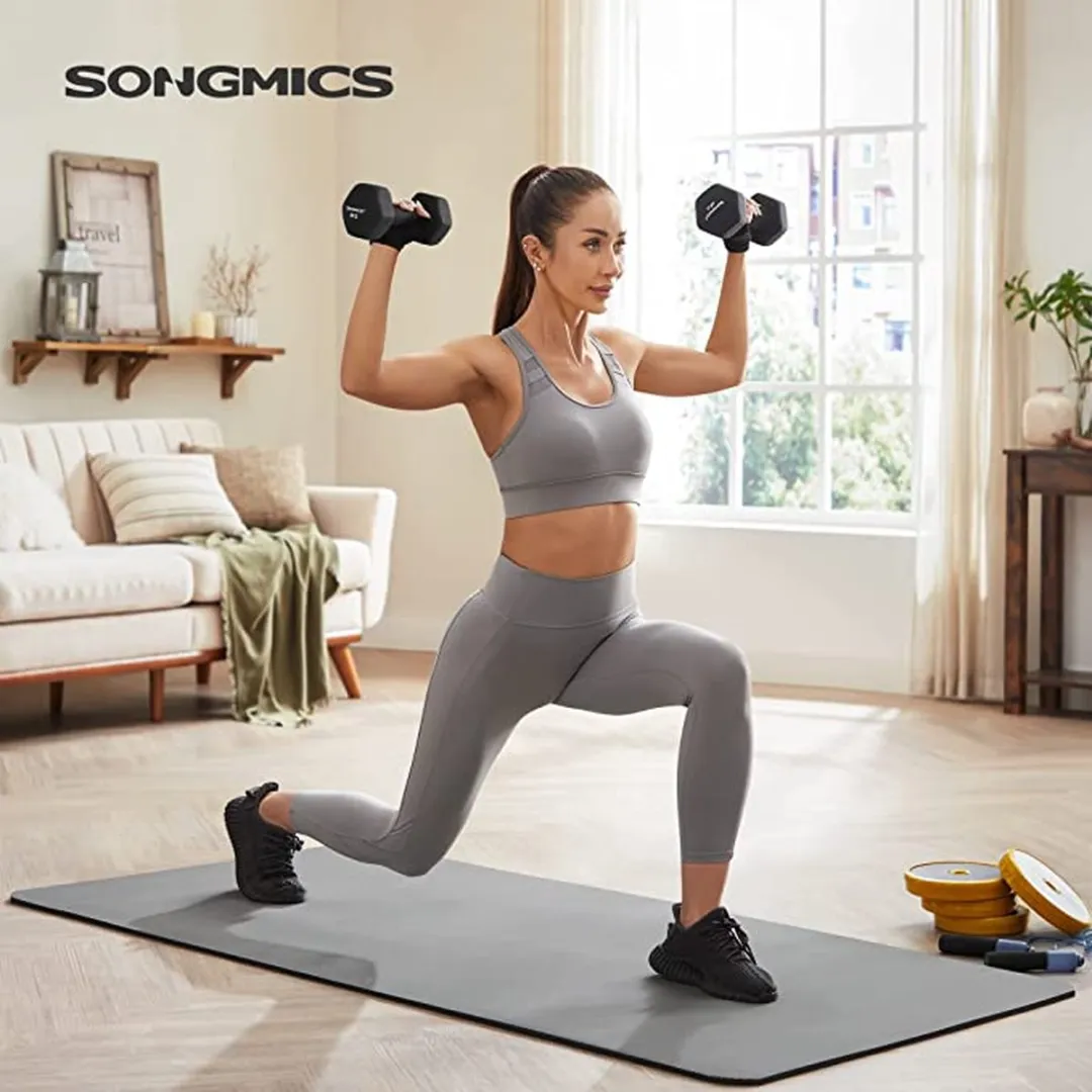 Songmics Dumbbells 2x4kg - Fitness - Zwart
