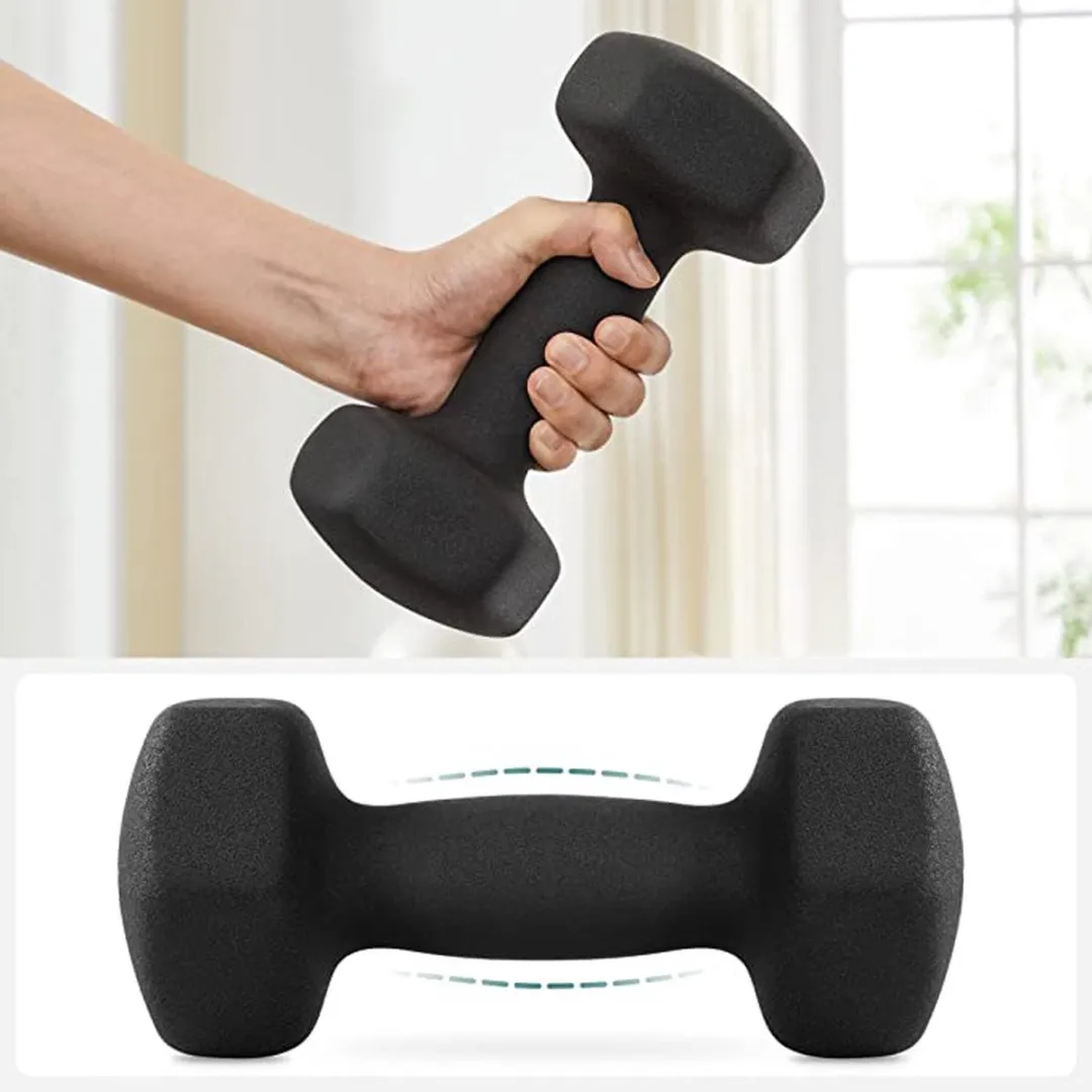 Songmics Dumbbells 2x4kg - Fitness - Zwart