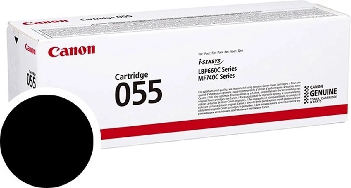 Canon 055 Tonercartridge CAN055BKB - Zwart