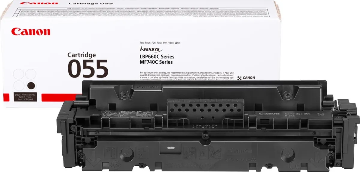 Canon 055 Tonercartridge CAN055BKB - Zwart