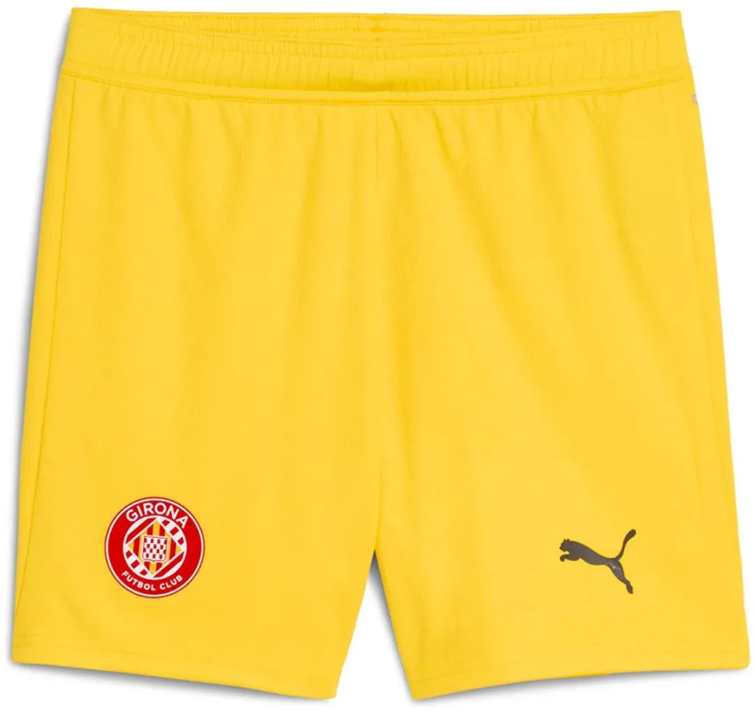 PUMA Girona FC 25/26 Replica Shorts - 158cm - Geel - afbeelding 6 van 6