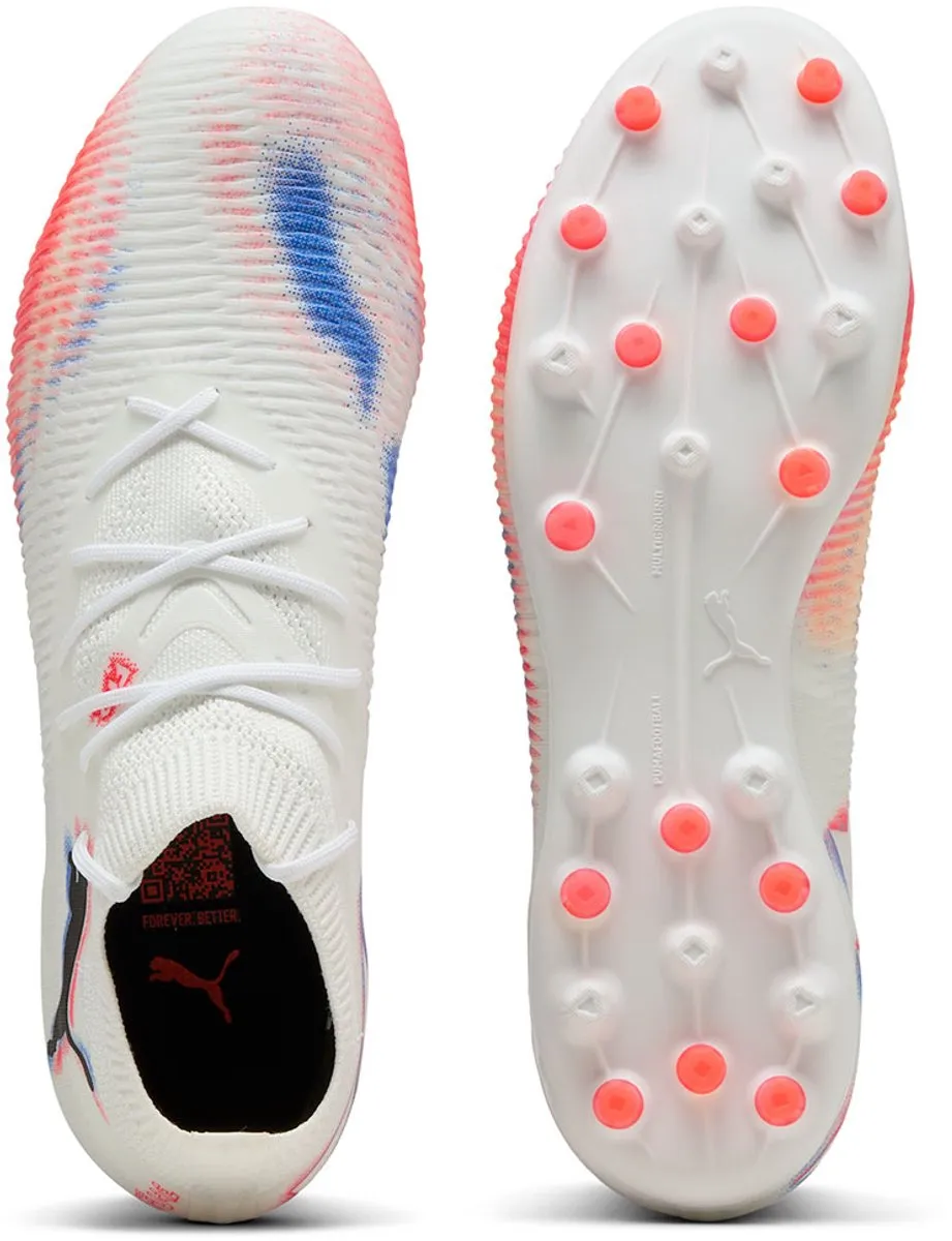PUMA Future 8 Match Mg Voetbalschoenen 45 - Wit