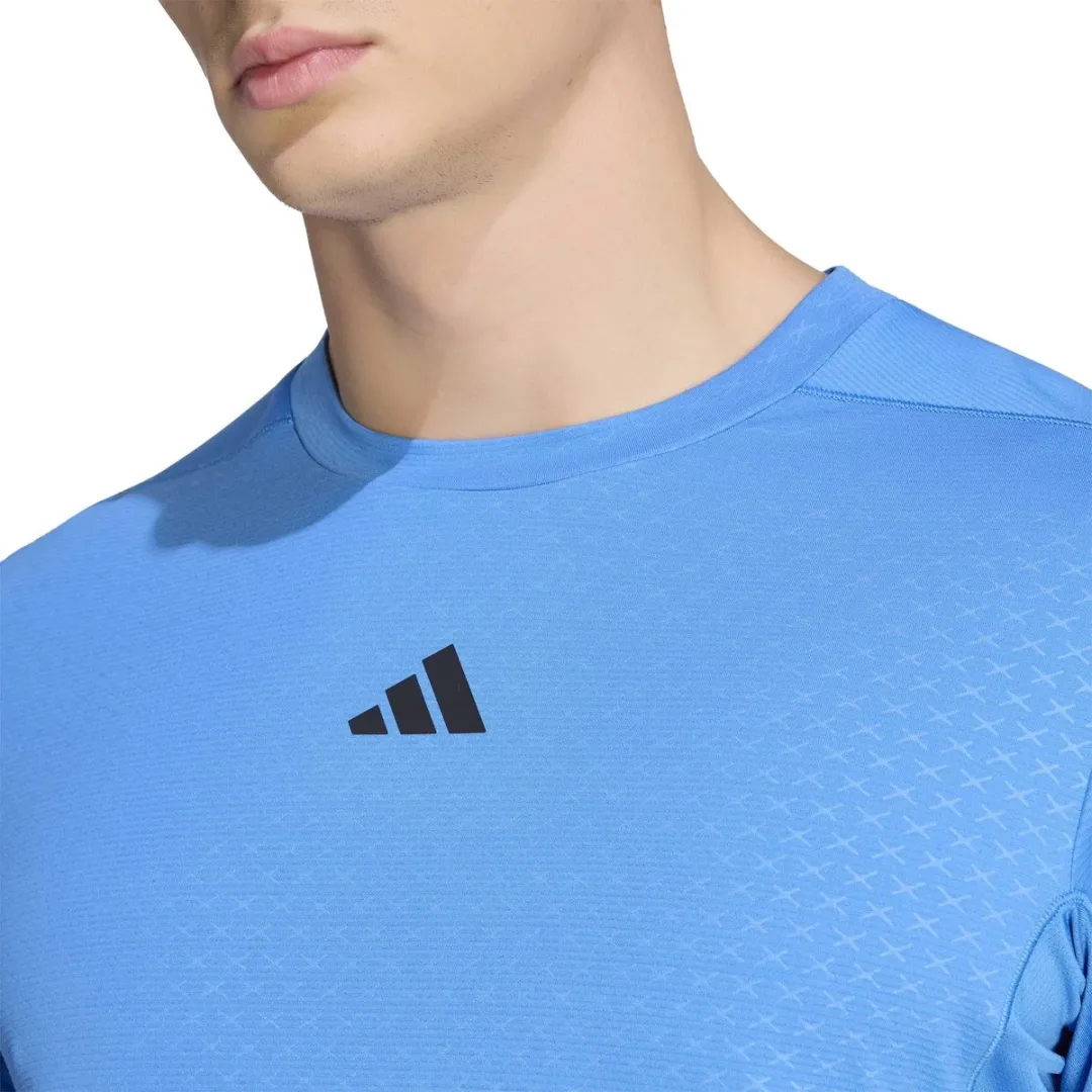 adidas d4t Power Tee KE9943 - Training T-shirt Heren - Blauw