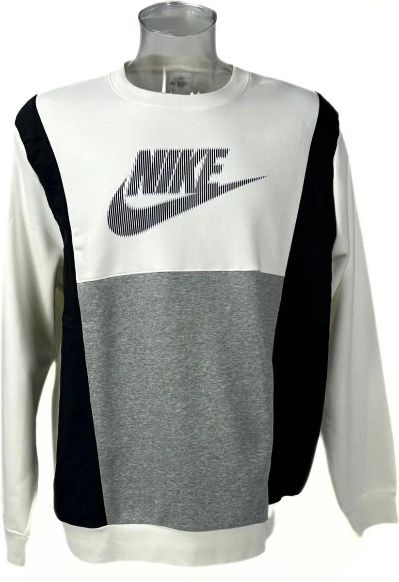 Nike Air Logo Sportswear Fleece Sweater - Wit