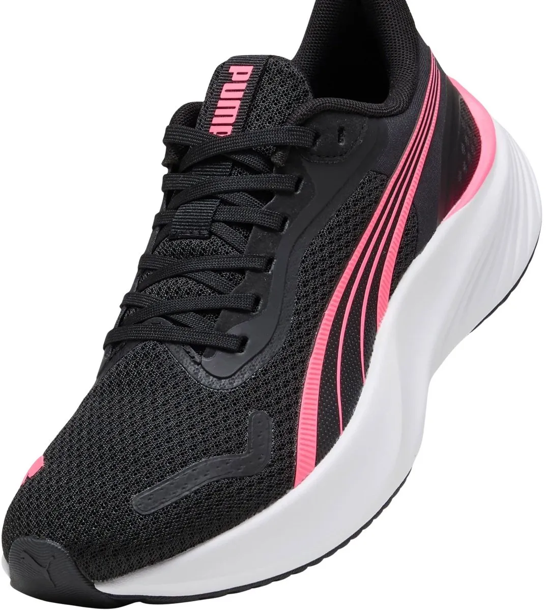 PUMA Pounce Lite Hardloopschoenen - 40.5 - Zwart/roze - afbeelding 6 van 6