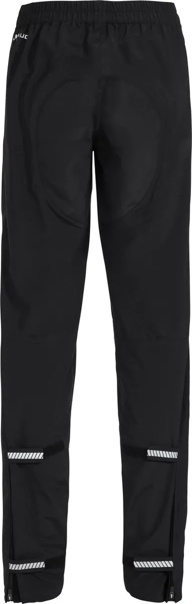 Vaude Yaras Rain Pants III Regenbroek Dames - Maat 38 - Zwart