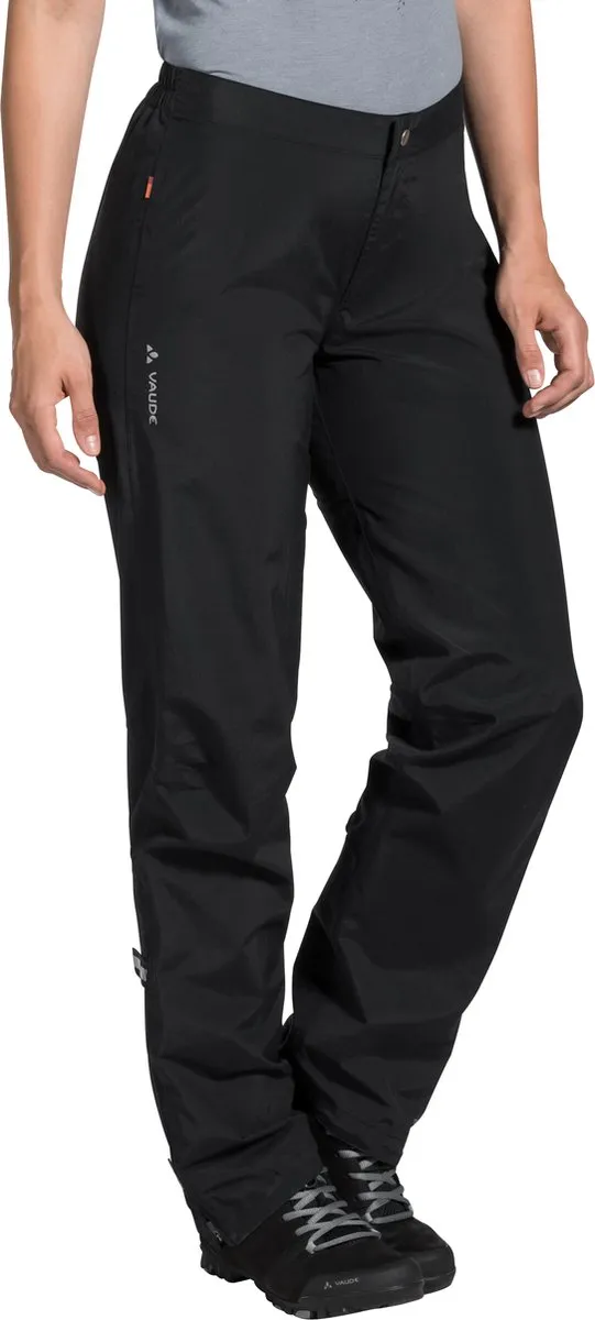 Vaude Yaras Rain Pants III Regenbroek Dames - Maat 38 - Zwart