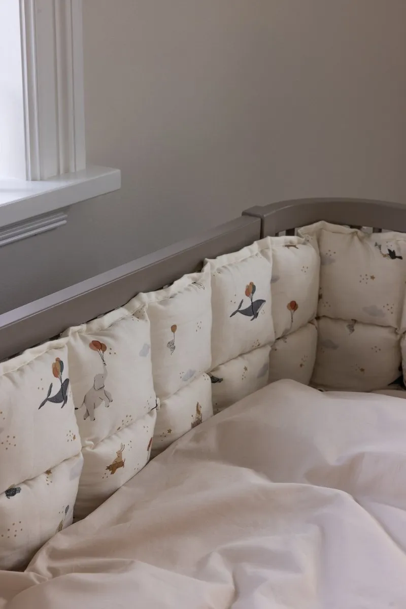 Sebra Bedbumper 180cm - Kapok - Créme