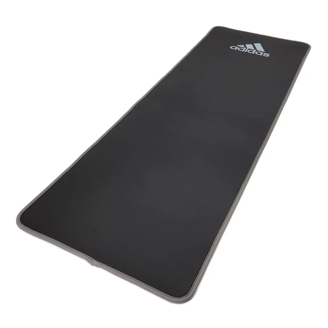 Adidas Core Trainingsmat 183x61cm - Zwart/Grijs