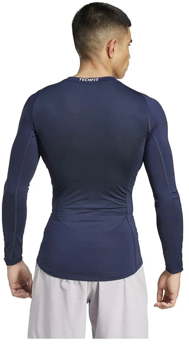 adidas Performance TECHFIT Compression Training Longsleeve JE6705 - Heren - Blauw