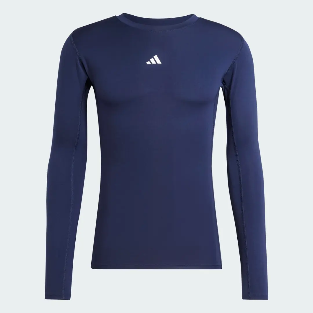 adidas Performance TECHFIT Compression Training Longsleeve JE6705 - Heren - Blauw - afbeelding 6 van 6