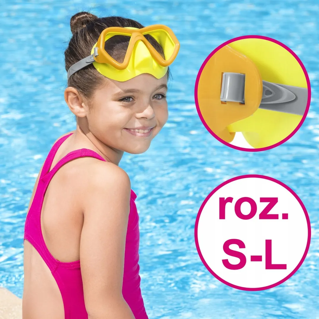 Bestway Zwembril Kinderen - Geel