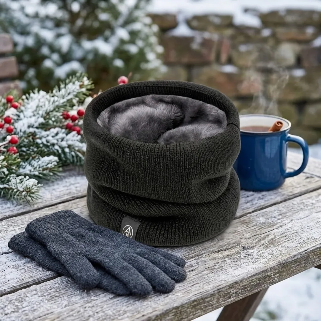 NuveX Nekwarmer Zwart - One Size