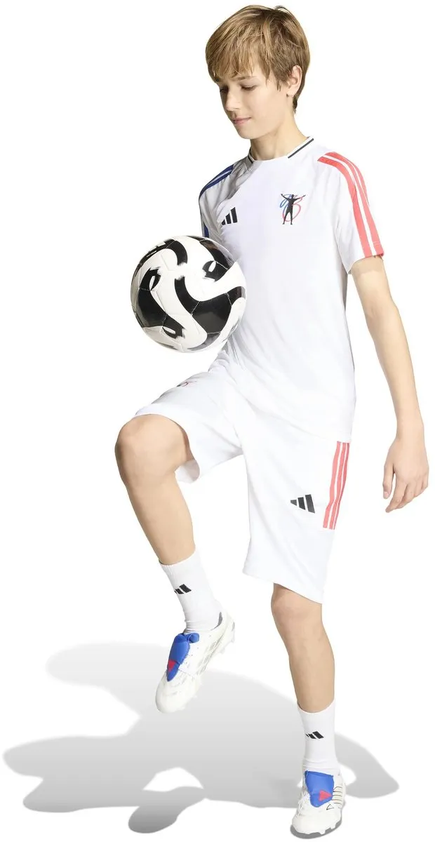adidas JB Hot Sho Y Short Voetbal 152cm - Wit KD8954