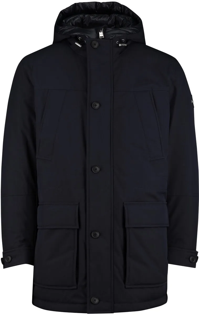 Hugo Boss Parka Donkerblauw