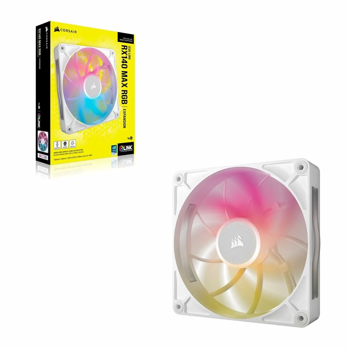 Corsair iCUE LINK RX140 RGB Max Ventilator 14cm