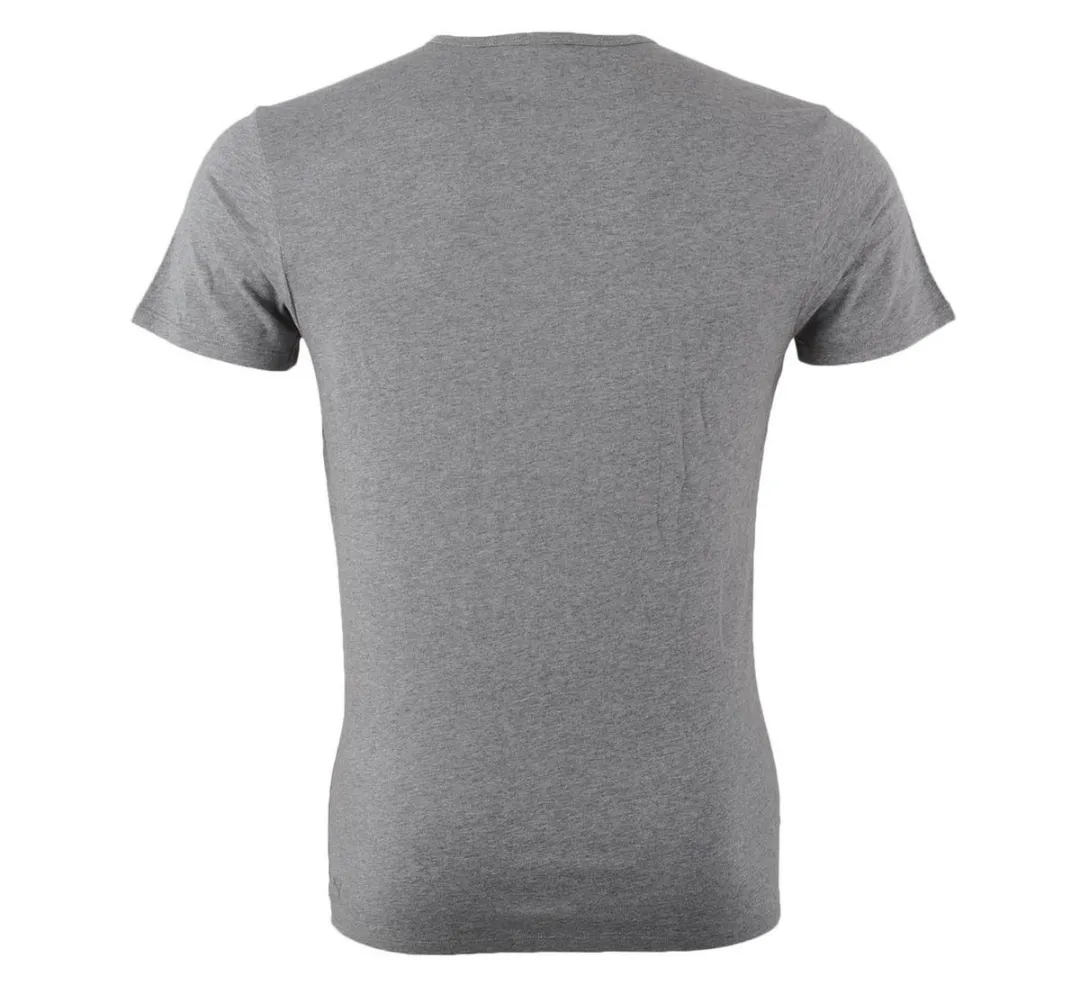 PUMA Basic 2P Sportshirt Heren - M - Middle Grey Melange