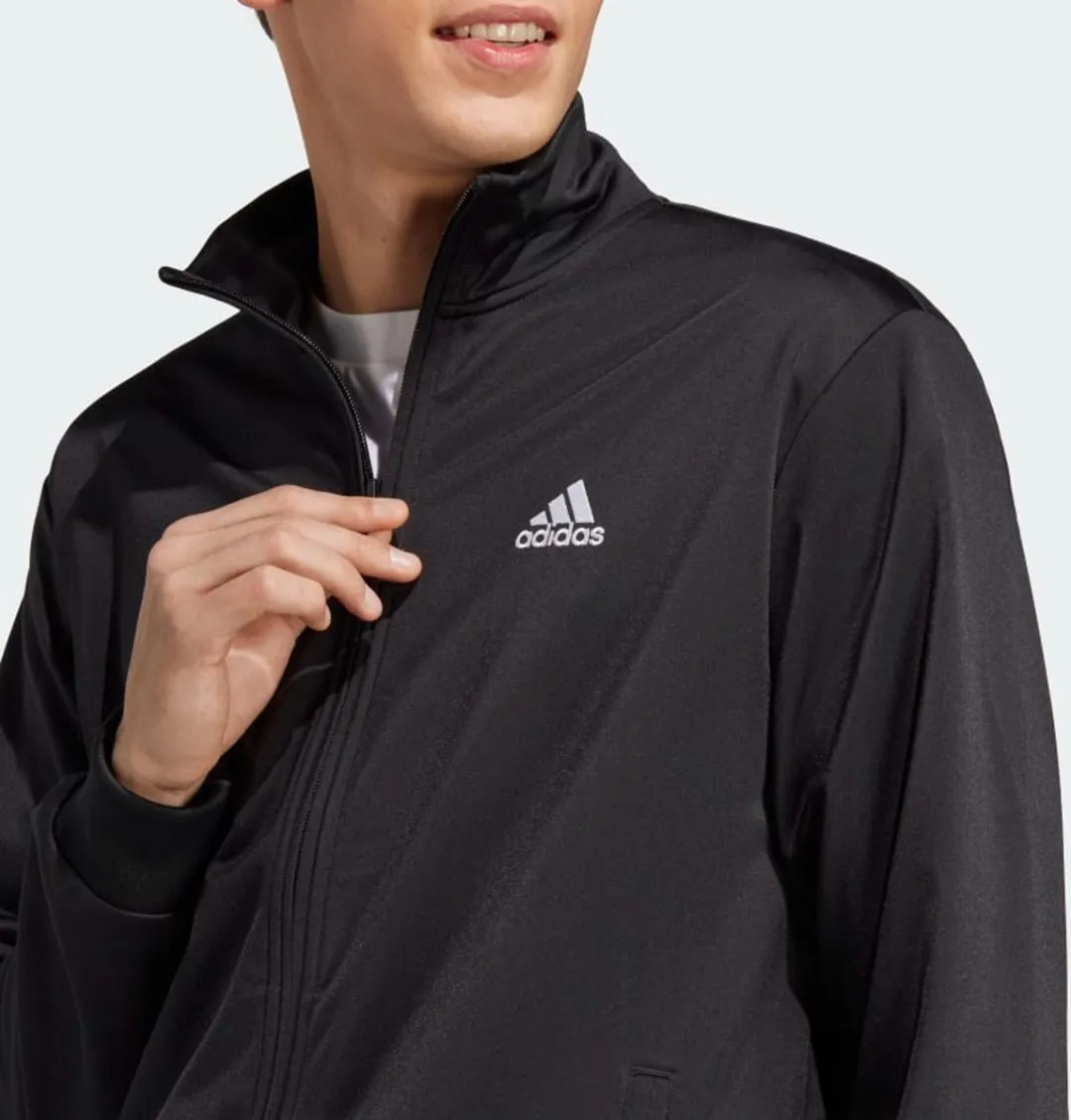 Adidas Basic 3-Stripes Joggingpak Heren IC6775 - Zwart