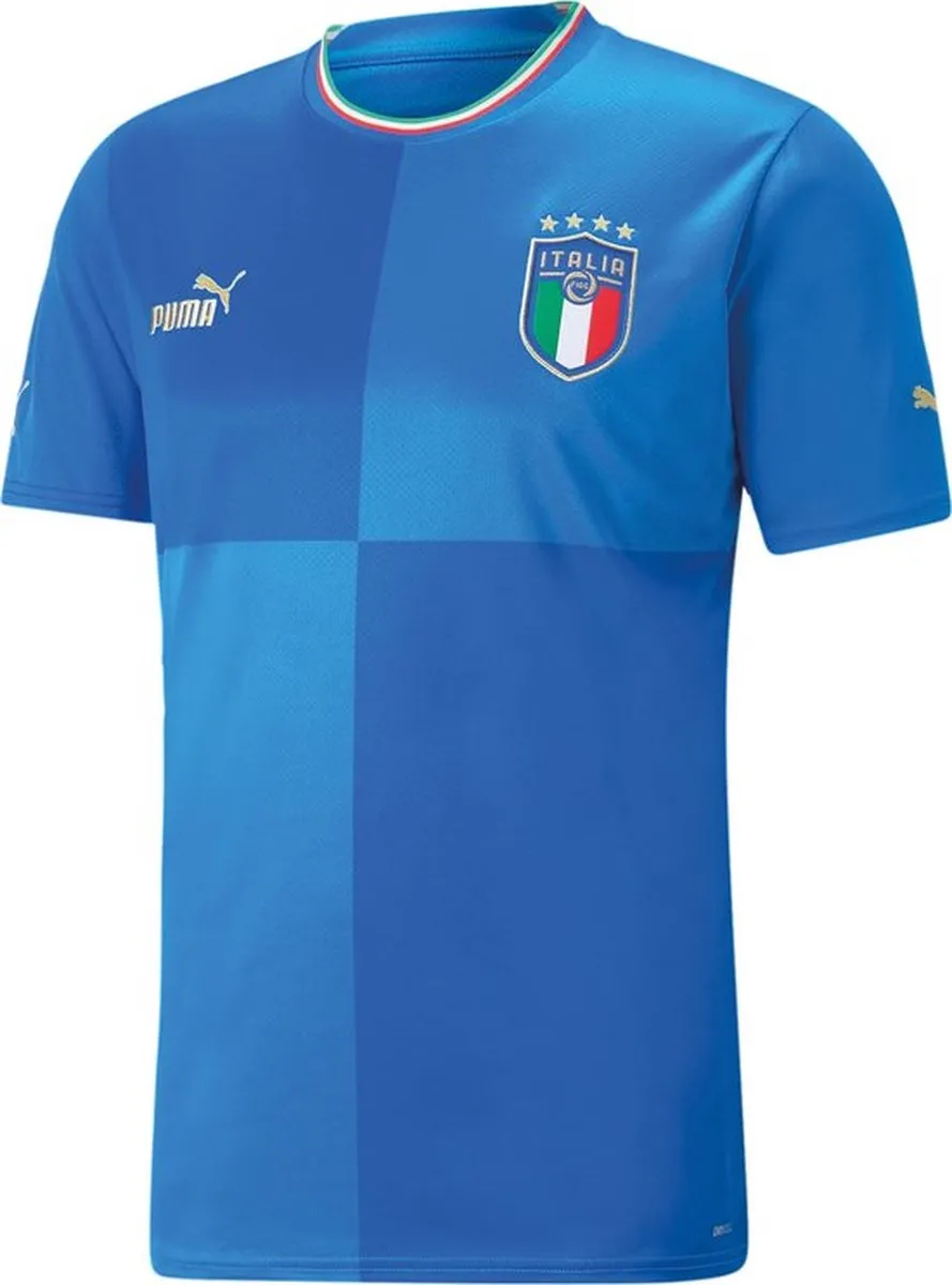 PUMA FIGC It Sportshirt Mannen - L - Blauw