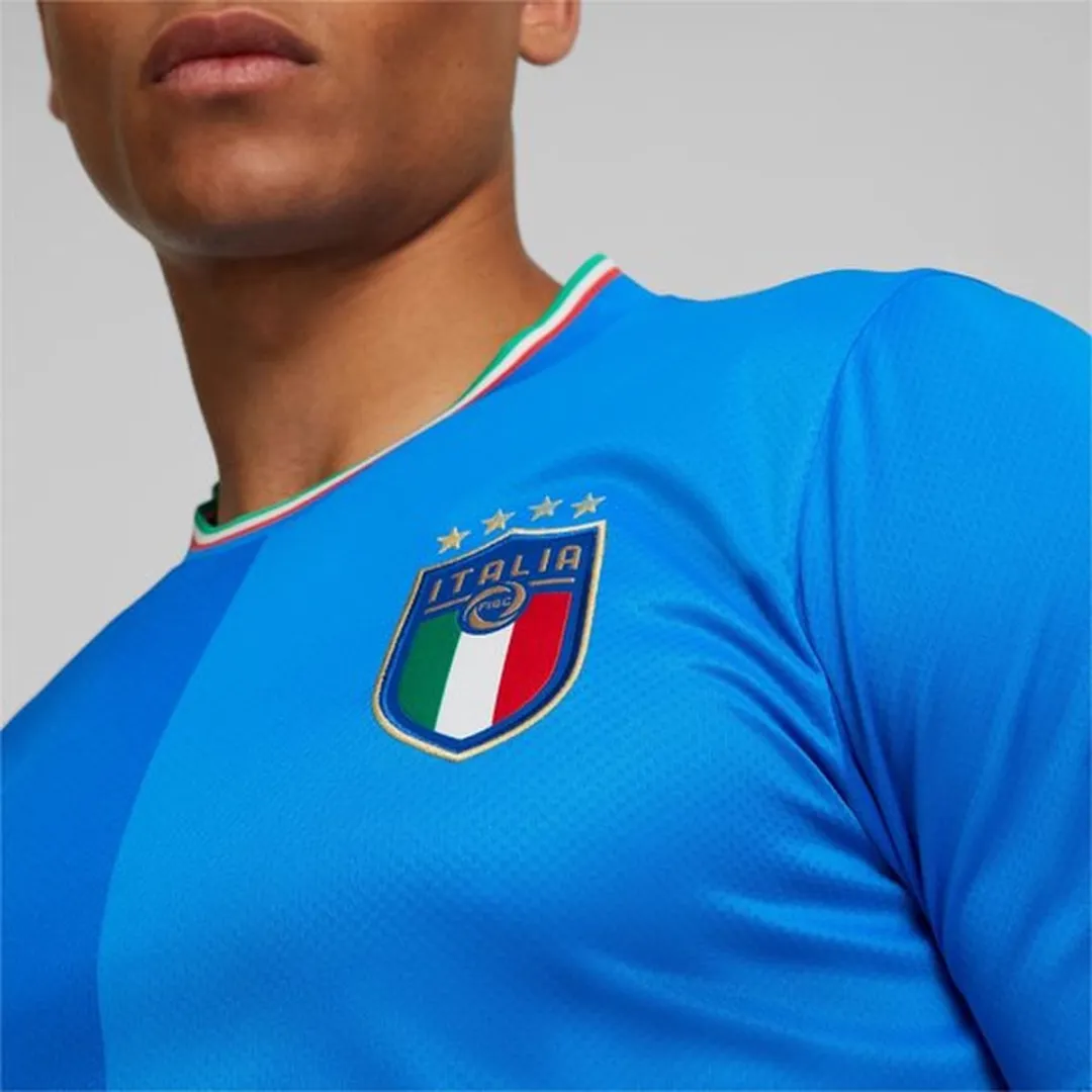 PUMA FIGC It Sportshirt Mannen - L - Blauw