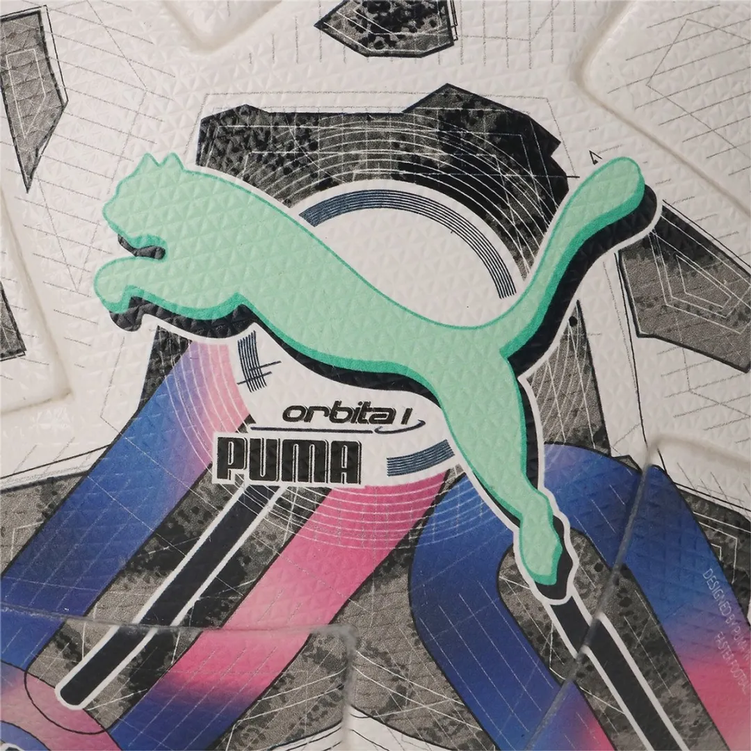 PUMA Kinder Voetbal Orbita 1 TB 5 - Wit/Multicolor
