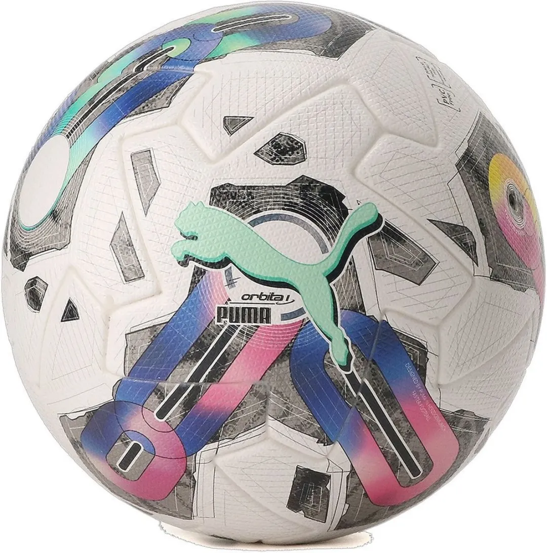 PUMA Kinder Voetbal Orbita 1 TB 5 - Wit/Multicolor