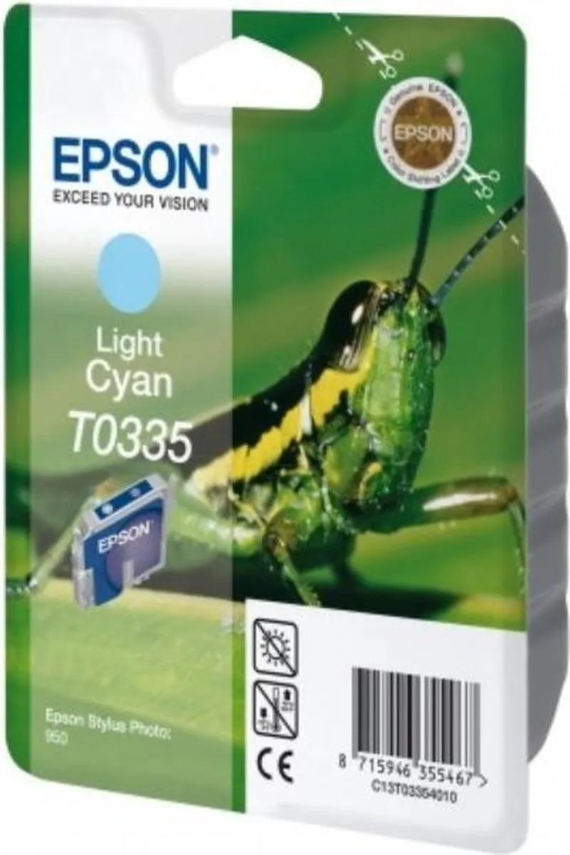 Epson T0335 Inktcartridge Licht Cyaan